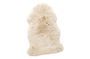 Miniature Prim White Sheepskin Rug Clipped