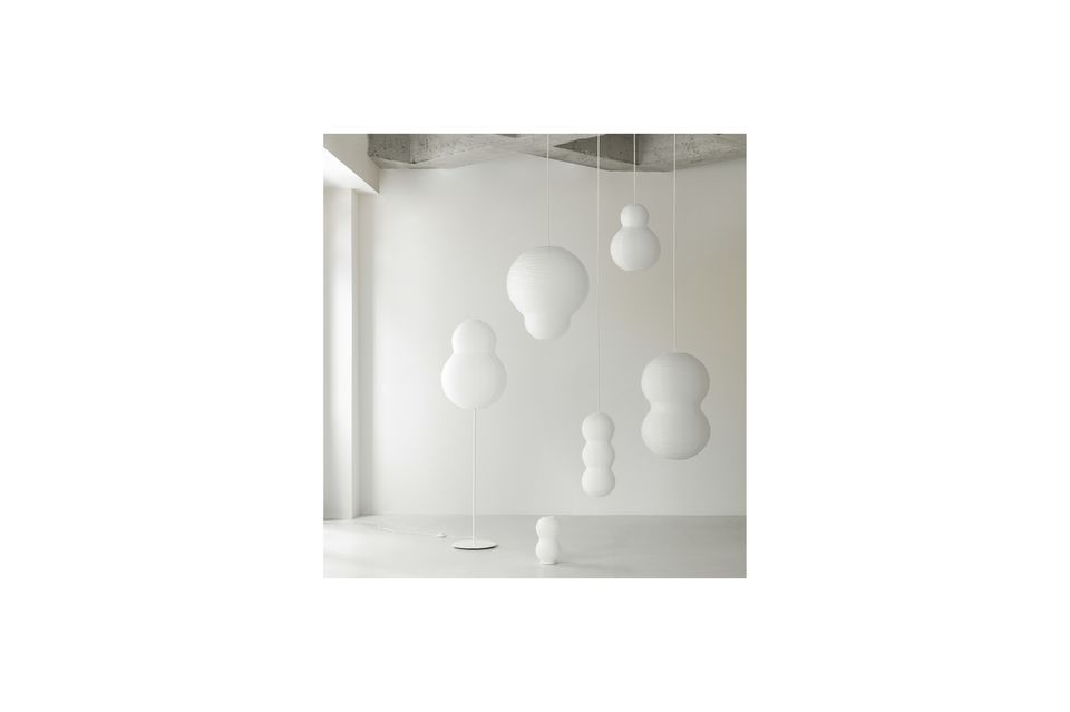 Designed in 2022 by Saskia HuebnerThe Puff Lamp Collection is a modern and sculptural take on the