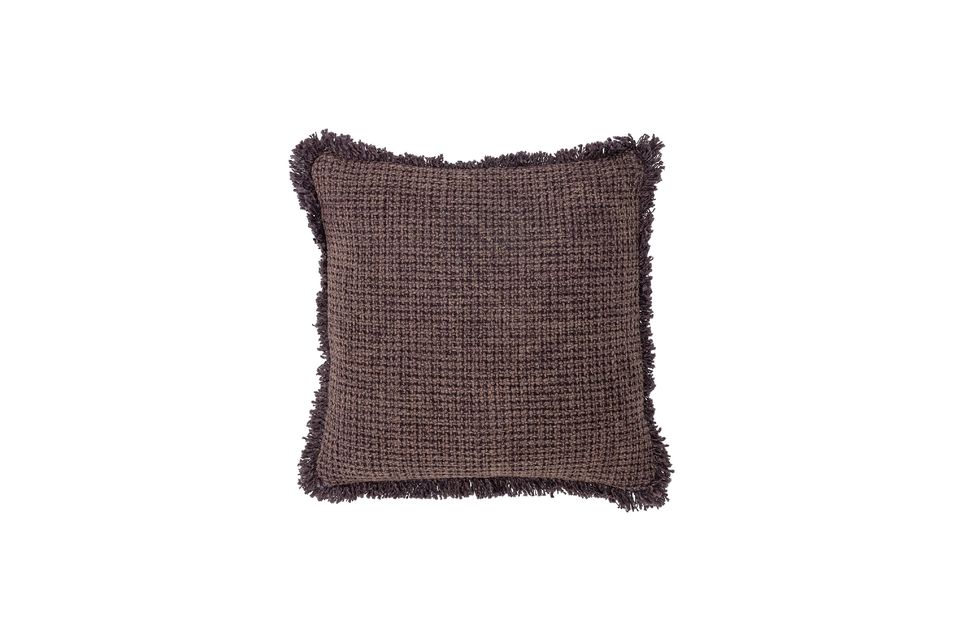 Purple cotton cushion Delva Bloomingville