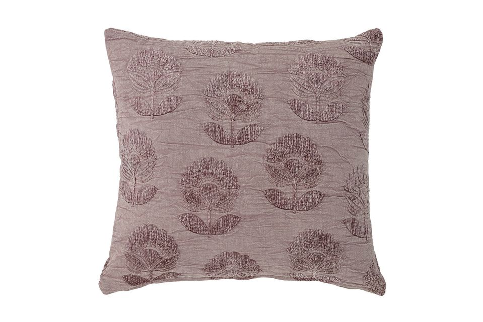 Purple cotton cushion Sofia Bloomingville