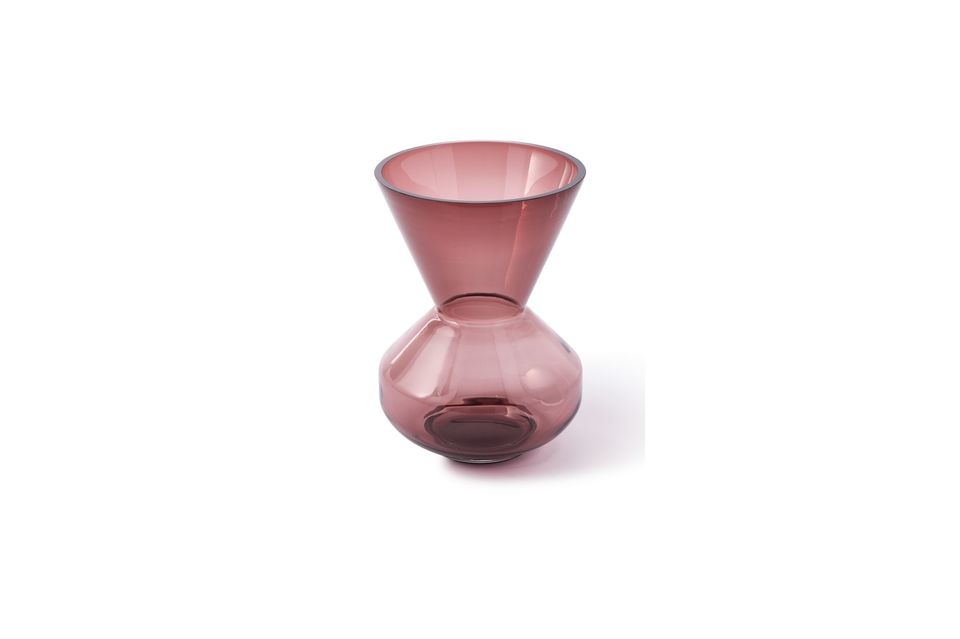 Purple glass vase Thick Neck Pols Potten