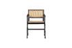 Miniature Rattan and black wood chair Gunn 3