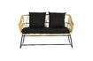 Miniature Rattan bench Peratta 1