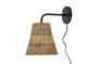 Miniature Rattan wall lamp Thed Clipped