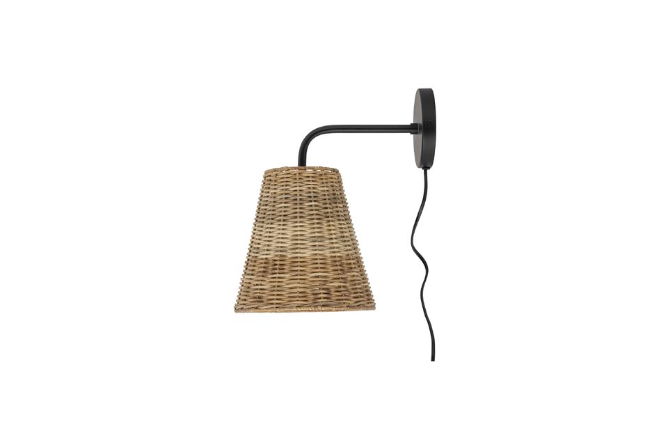 Rattan wall lamp Thed - 3