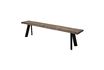 Miniature Raw Oak Brown Bench 6