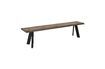 Miniature Raw Oak Brown Bench 7