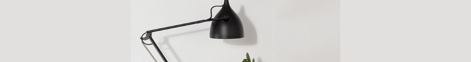 Material Details Reader Black Desk Lamp Matte