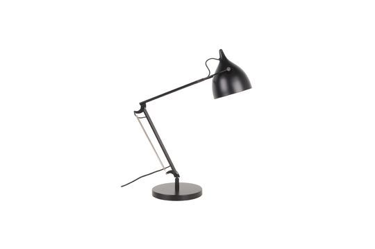 Reader Black Desk Lamp Matte Clipped