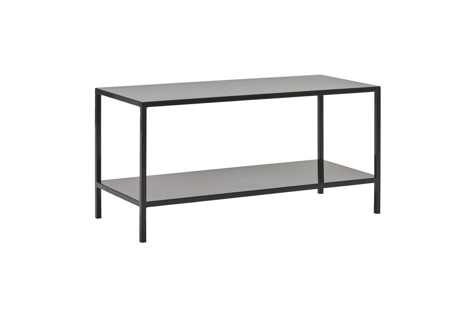 Rectangular coffee table in black steel Fari House Doctor