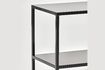 Miniature Rectangular coffee table in black steel Fari 2