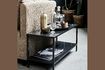 Miniature Rectangular coffee table in black steel Fari 3