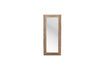 Miniature Rectangular light wood mirror 3