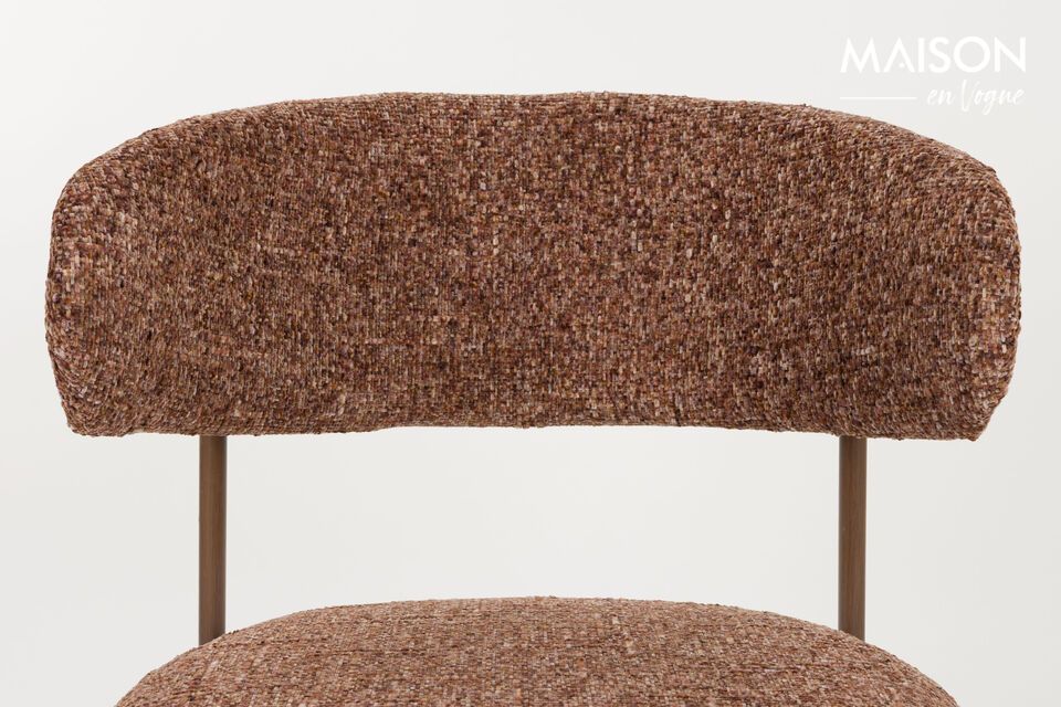 Pair it with a raw wood table to create a savory contrast