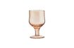 Miniature Red hammered glass wine glass Marto 1