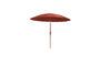 Miniature Red polyester parasol Sunshine Clipped