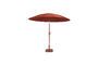 Miniature Red polyester parasol Sunshine Clipped