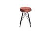 Miniature Red velvet stool Bella 4