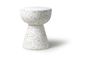 Miniature Renno White terrazzo coffee table Clipped