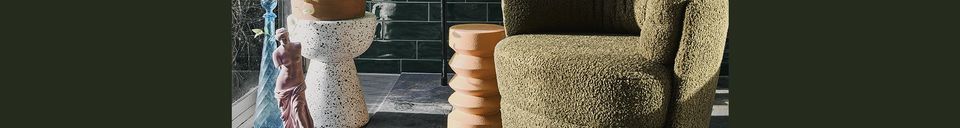 Material Details Renno White terrazzo coffee table