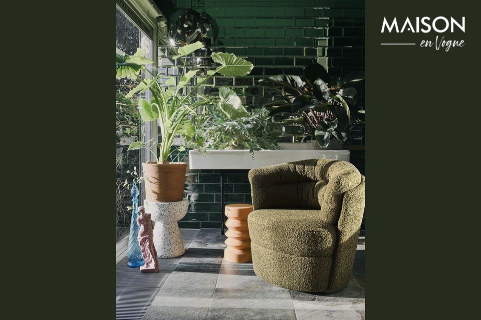 The terrazzo is an Italian covering made of fragments of natural stone and marble