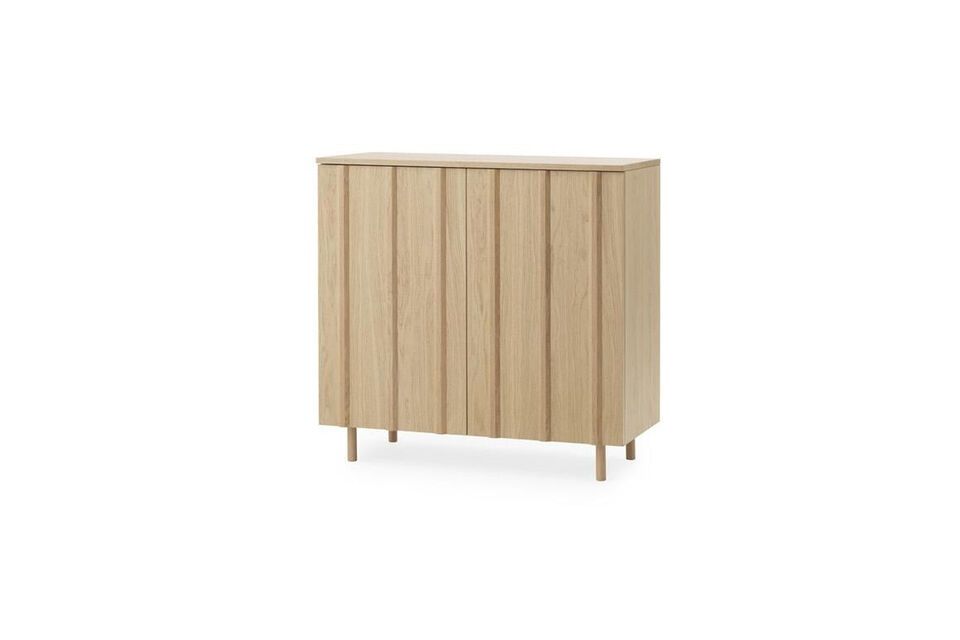 Designed in 2022 by Simon LegaldRib sideboard and cabinet are timeless and elegant storage solutions