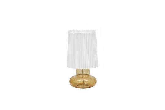 Ribe table lamp in amber glass