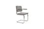 Miniature Ridge Rib Armchair light grey Clipped