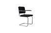 Miniature Ridge Rib Black armchair 1