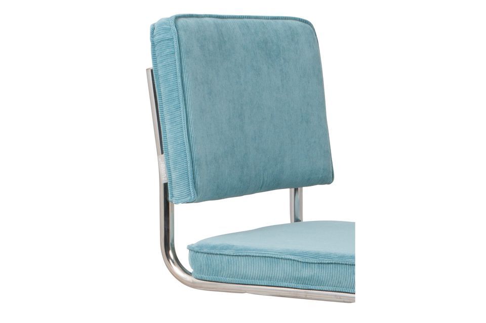 Ridge Rib Chair Blue - 5