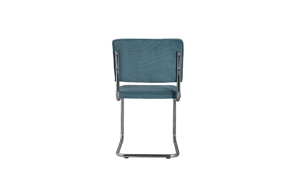 Ridge Rib Chair Blue - 8