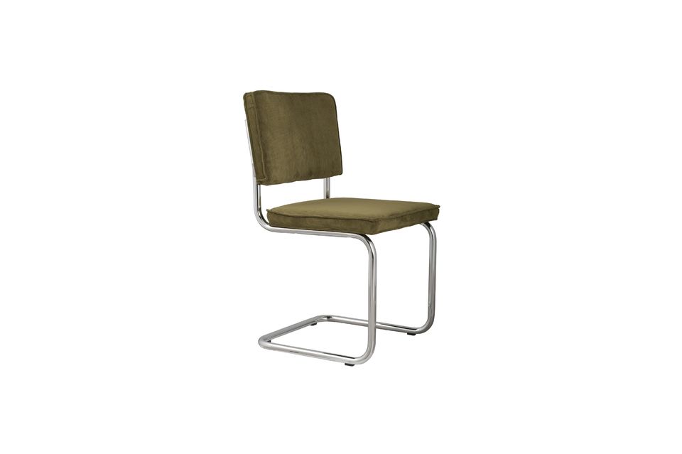 Ridge Rib Chair Green Zuiver