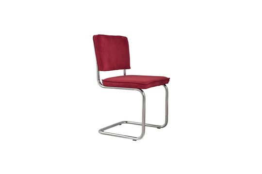 Ridge Rib Red Chair