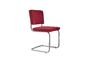 Miniature Ridge Rib Red Chair Clipped