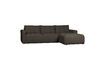 Miniature Right corner sofa in anthracite fabric Bar 4