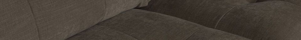 Material Details Right corner sofa in anthracite fabric Bar