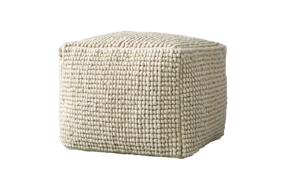 Rioms Beige Pouf Bloomingville