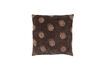 Miniature Riv brown velvet cushion 1