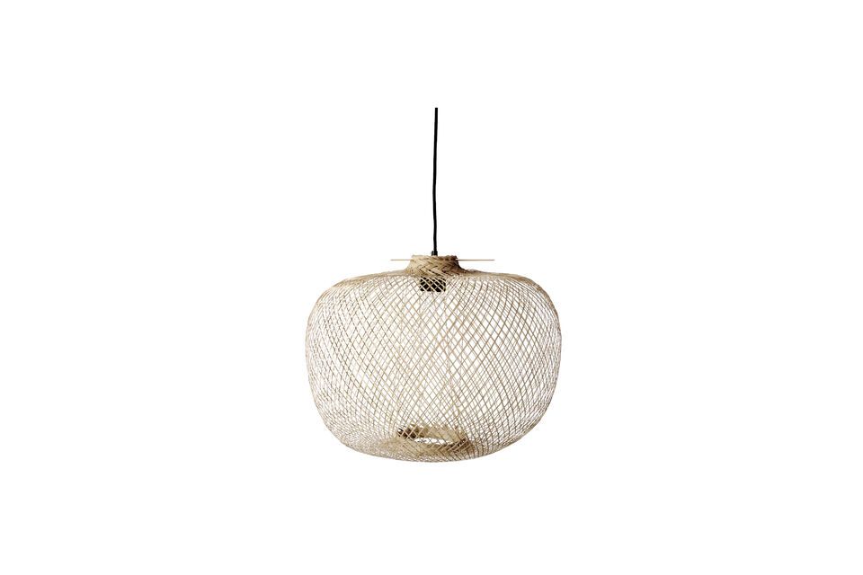 Its subtle weave lets in a soft, subdued light for a warm and soothing atmosphere