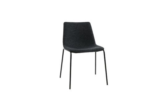 Romo fabric anthracite colour Chair Clipped