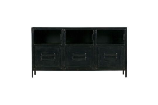 Ronja black metal cabinet Clipped