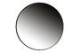 Miniature Round black metal mirror Doutzen Clipped