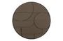 Miniature Round brown paint Fiona Clipped