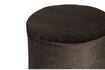 Miniature Round green velvet pouffe Sara 4