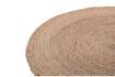 Miniature Round jute fabric carpet beige Ross 4