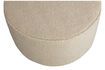 Miniature Round off-white pouffe Sara 5