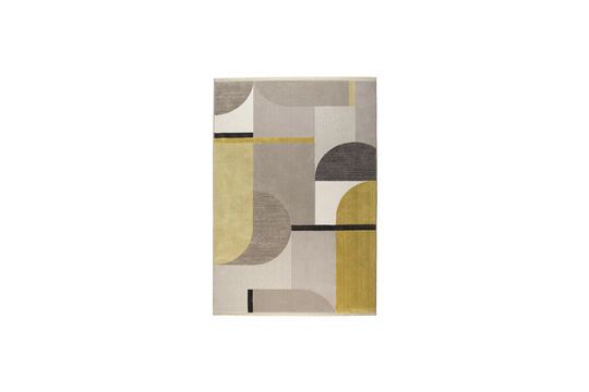 Rug 160x230 cm in yellow fabric Hilton