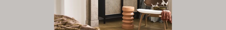 Material Details Sagy stoneware side table