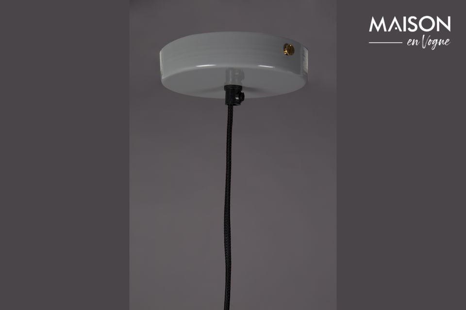 We imagine this lamp out of time and from a barn or a grocery store in America