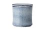 Miniature Sandrine stoneware blue lid pot Clipped